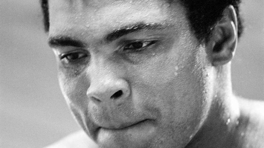 Muhammad Ali, en su época de boxeador en activo.