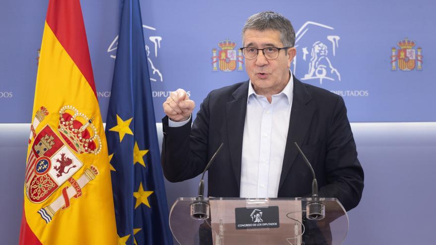 Patxi López: &quot;La ley de amnistía es una buena noticia porque cierra la etapa de la confrontación en Cataluña&quot;