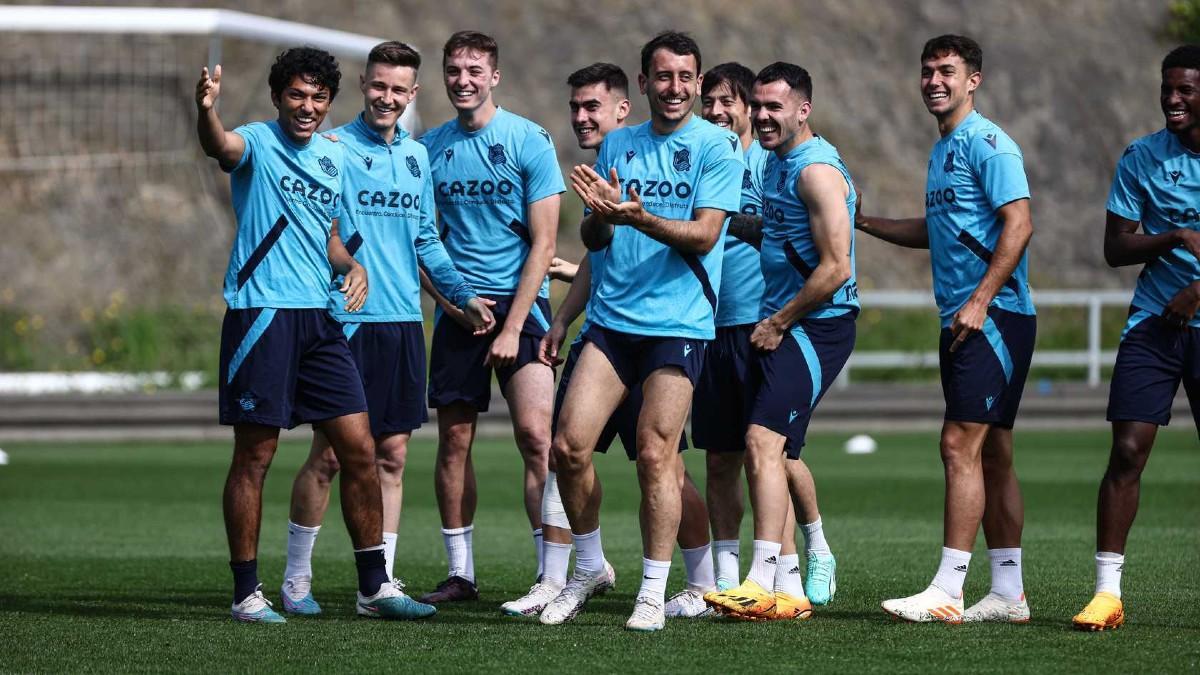 La Real Sociedad prepara su enfrentamiento ante el Rayo Vallecano