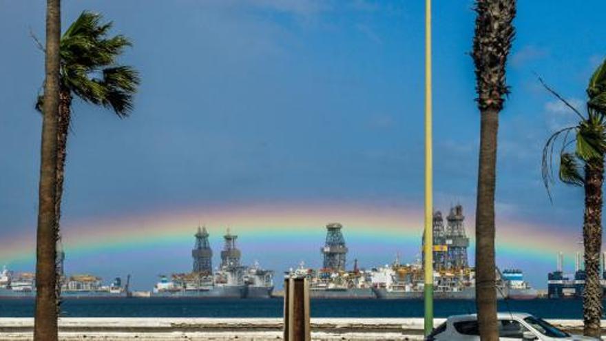 Lluvia en Las Palmas de Gran Canaria (04/02/2021)