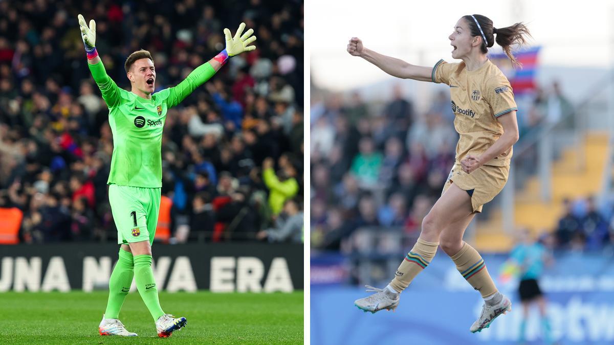 Marc-André ter Stegen y Aitana Bonmatí