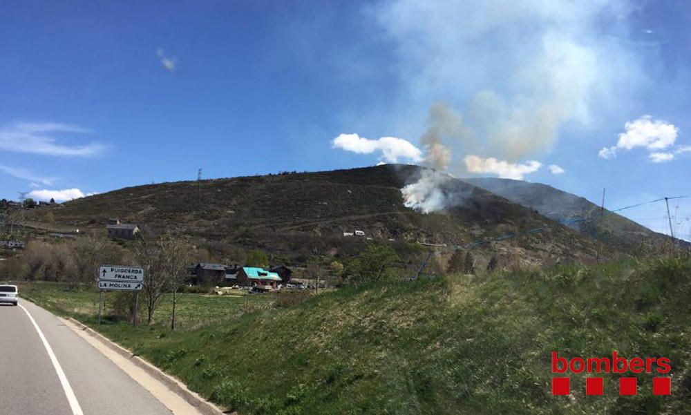 Incendi a la Collada de Toses