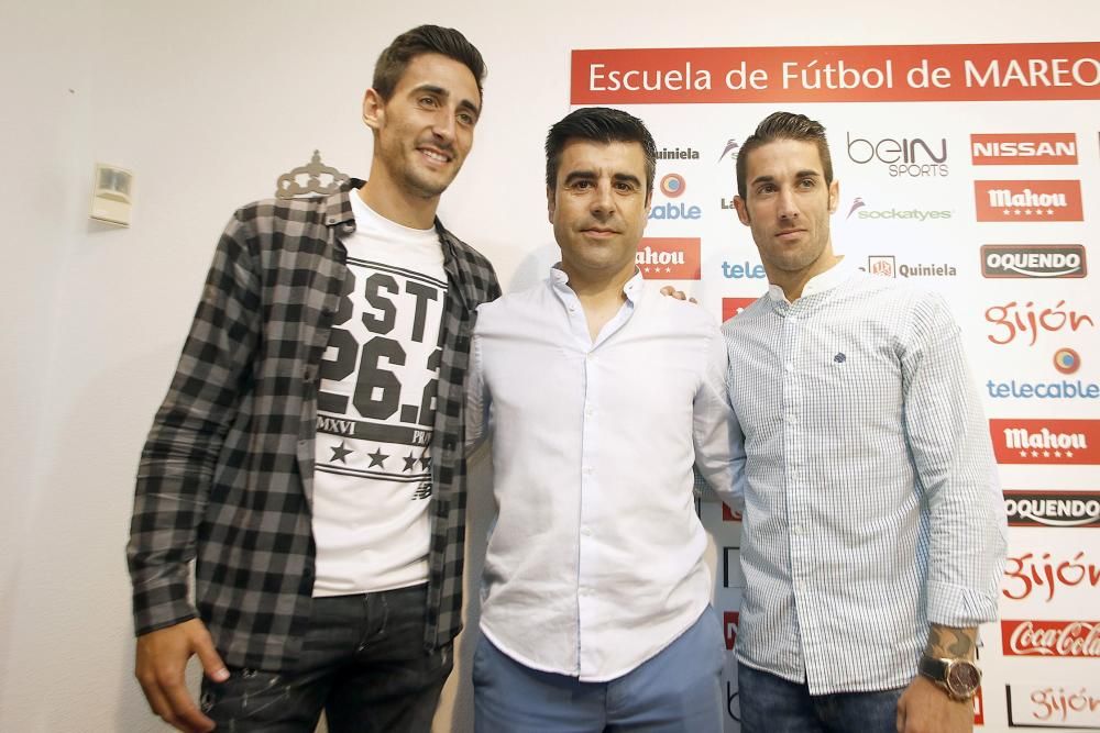 Presentación de Mariño y Lillo con el Sporting