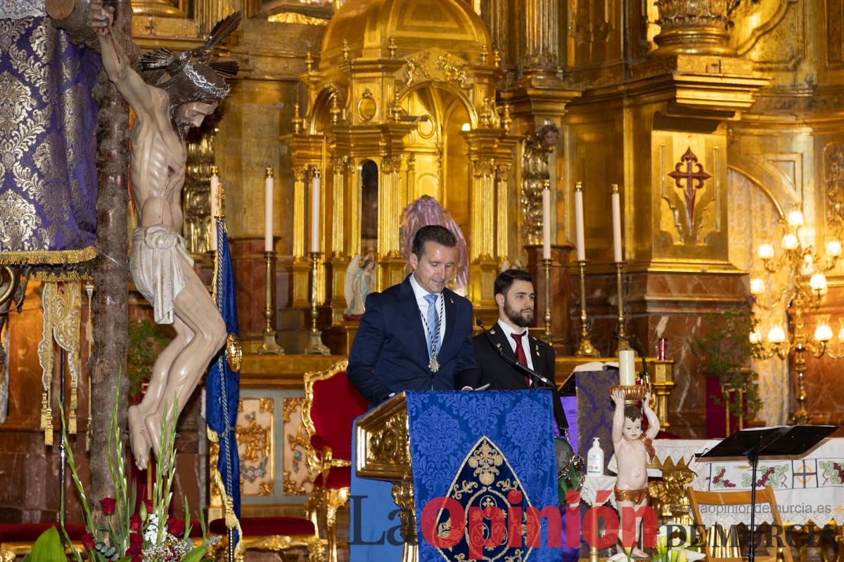 Pregón de Semana Santa en Caravaca por Álvaro Peña