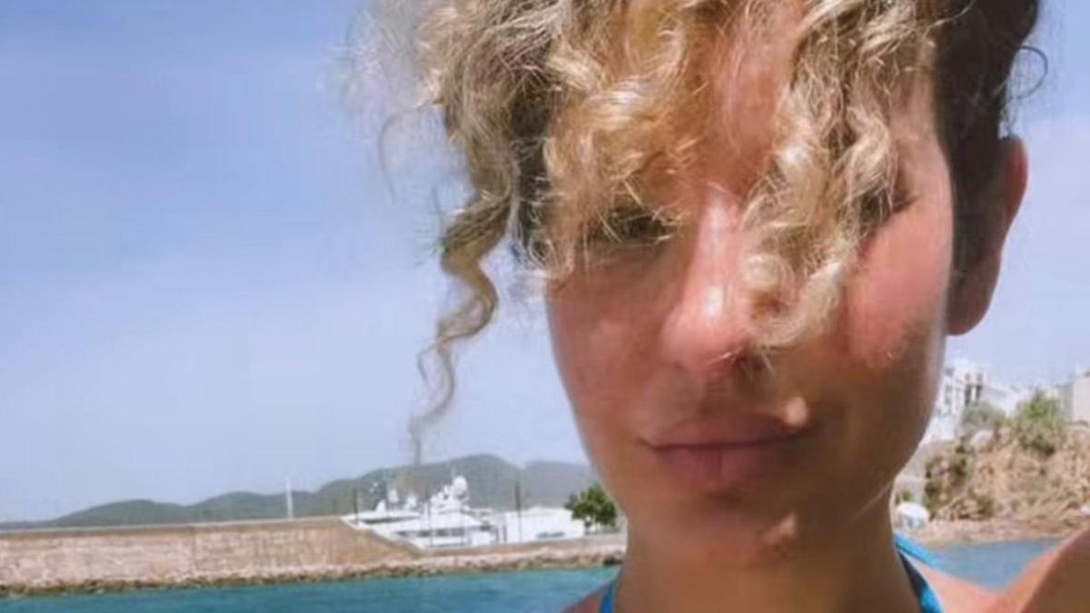 Sheila Casas en Ibiza.