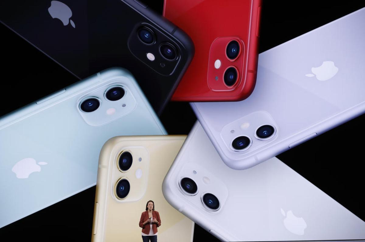 Kaiann Drance presents the new iPhone 11 at an ...