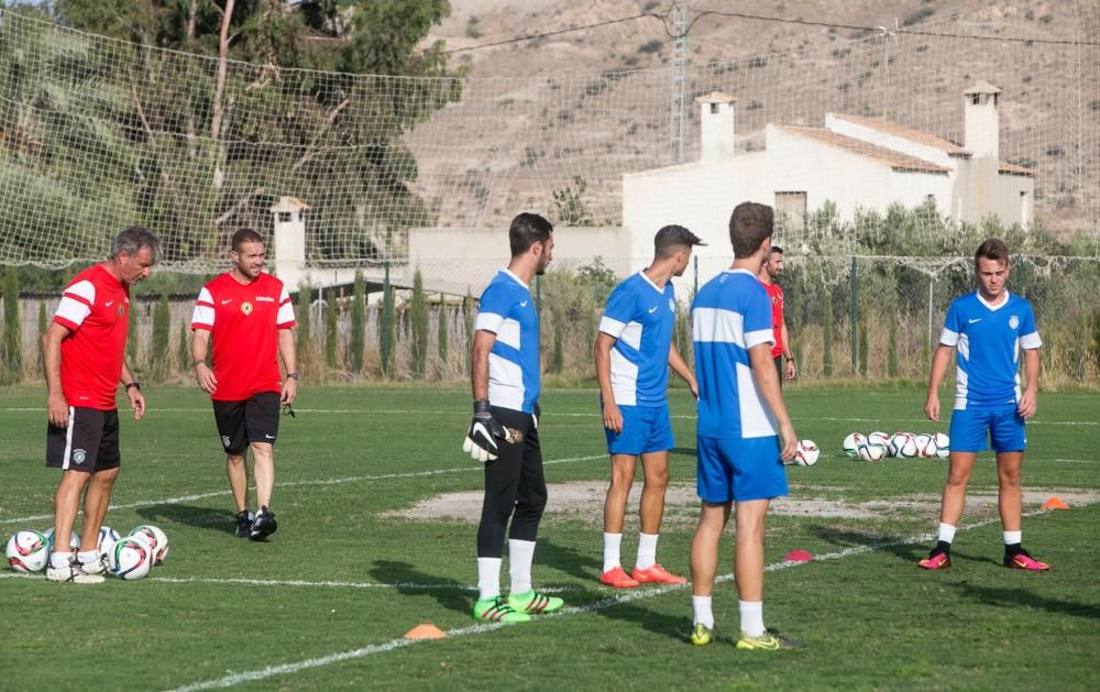 Primer entrenamiento del Hércules