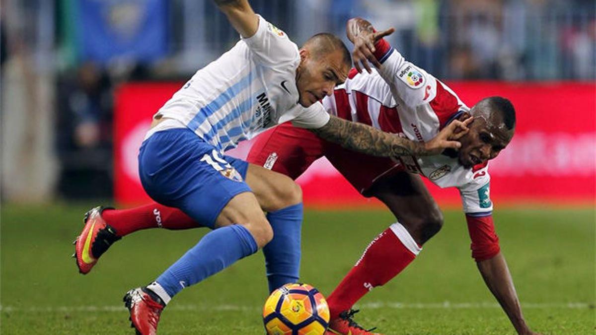 Vídeo Resumen Málaga - Granada (1-1). Jornada 15 de la Liga Santander 2016-17