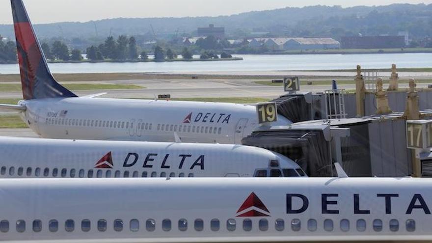 Aviones de Delta Airlines.