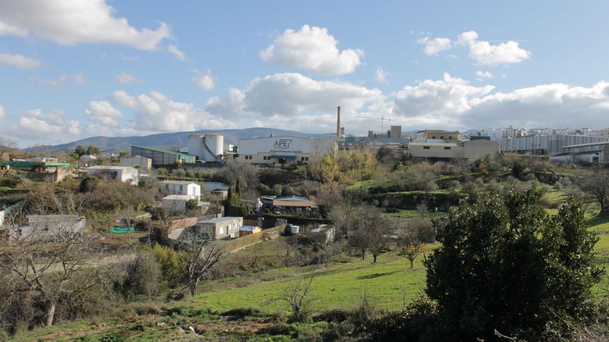 Terrenos afectados por la innovación del PGOU de Priego.