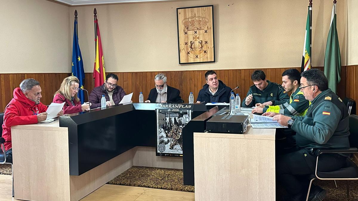 Reunión de la Junta Local de Seguridad en Piornal.