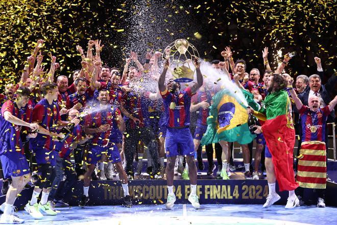 Aalborg - Barça, final de la EHF Champions de balonmano, en imágenes.