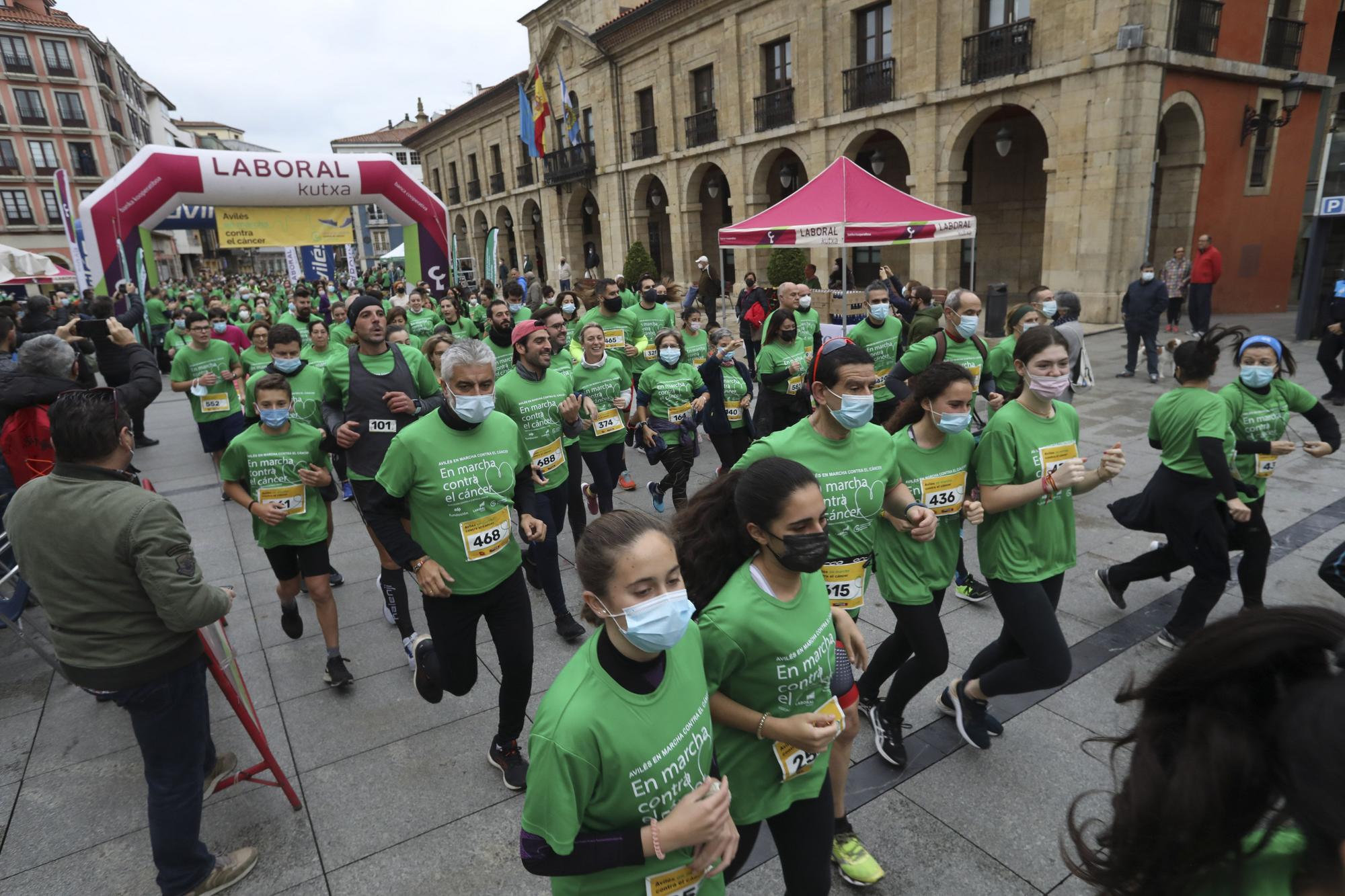 Marcha contra el cáncer de Avilés