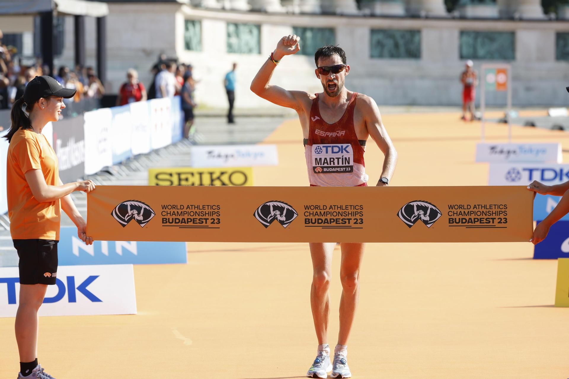 Álvaro Martín, doble campeón del mundo en marcha