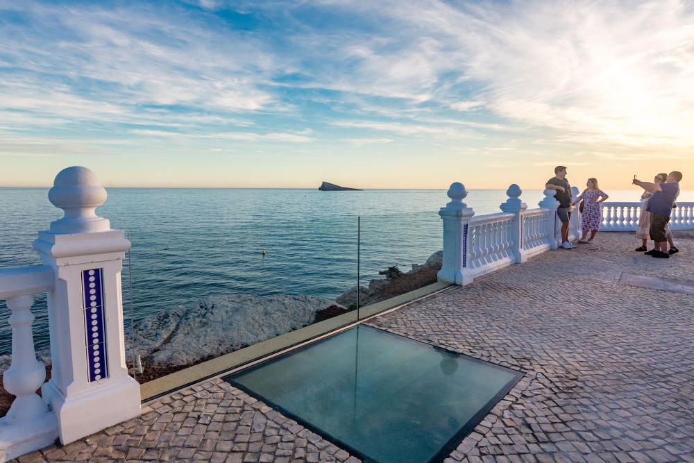 El atardecer desde el Castell de Benidorm