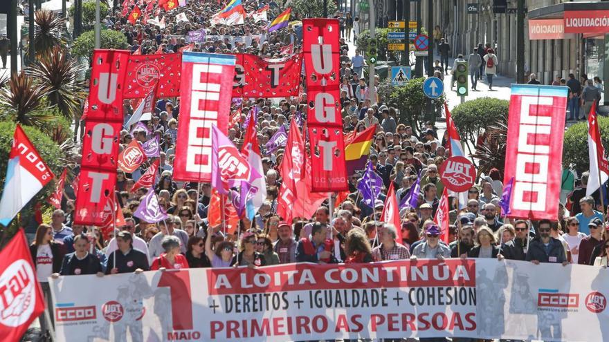 Alivio de luto en la fiesta sindical