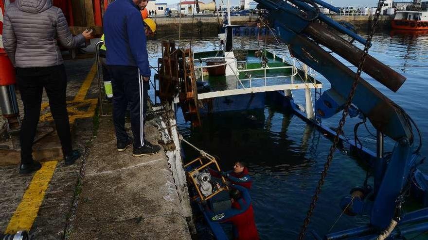 Las escaleras que pudieron provocar el hundimiento. //