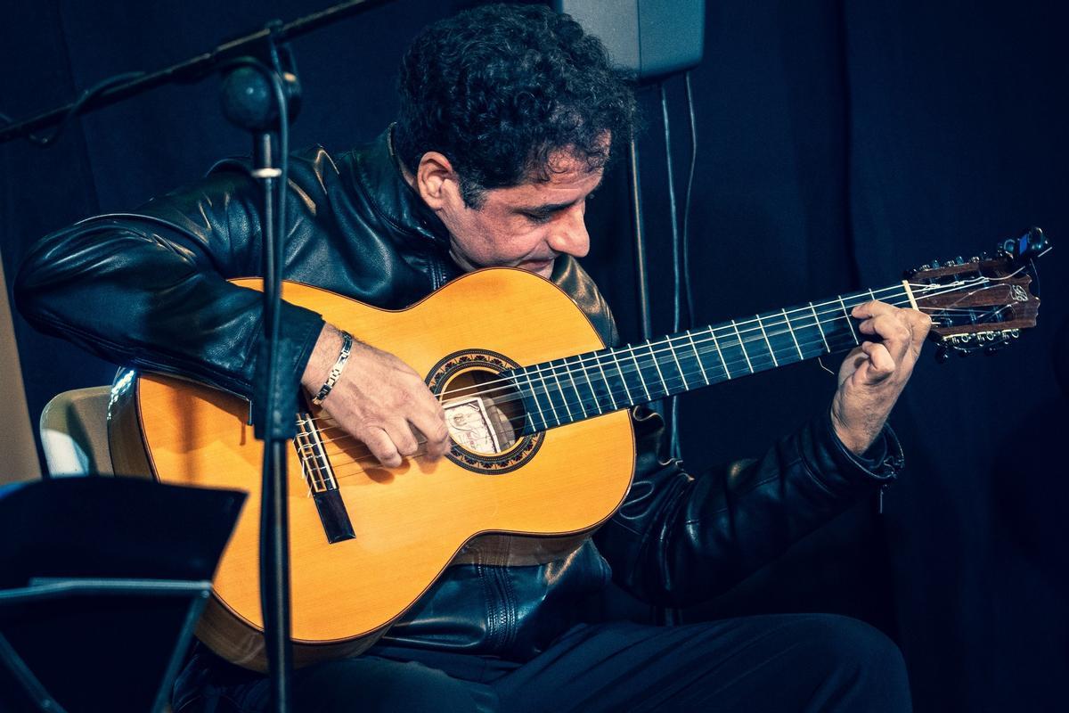 Un momento del espectáculo de ayer por la noche.