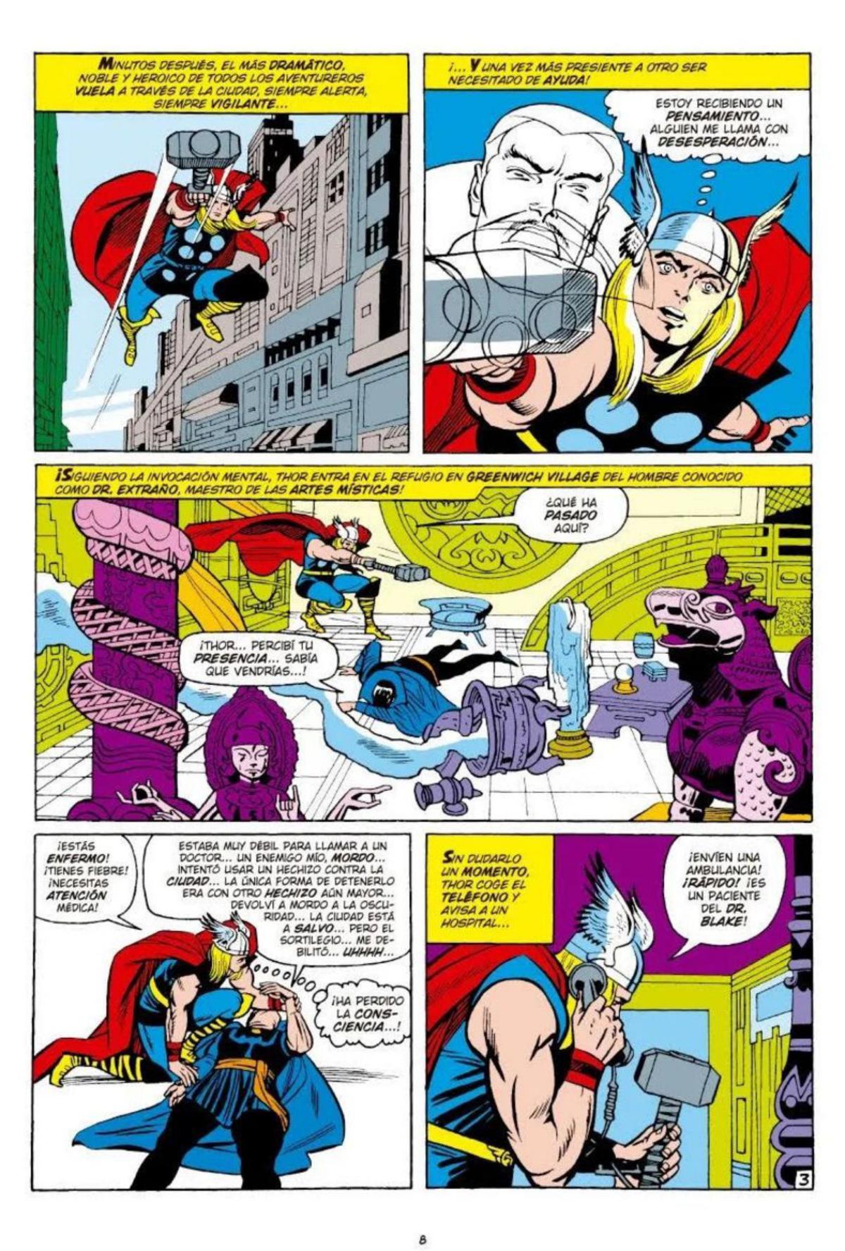 Thor y Hulk miden sus increíbles fuerzas