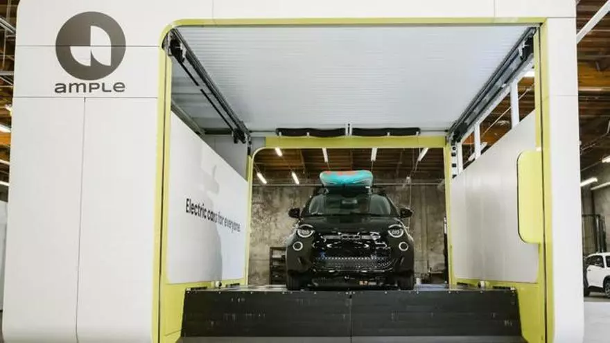 Ample estrena en Madrid su tecnología de intercambio de baterías modulares