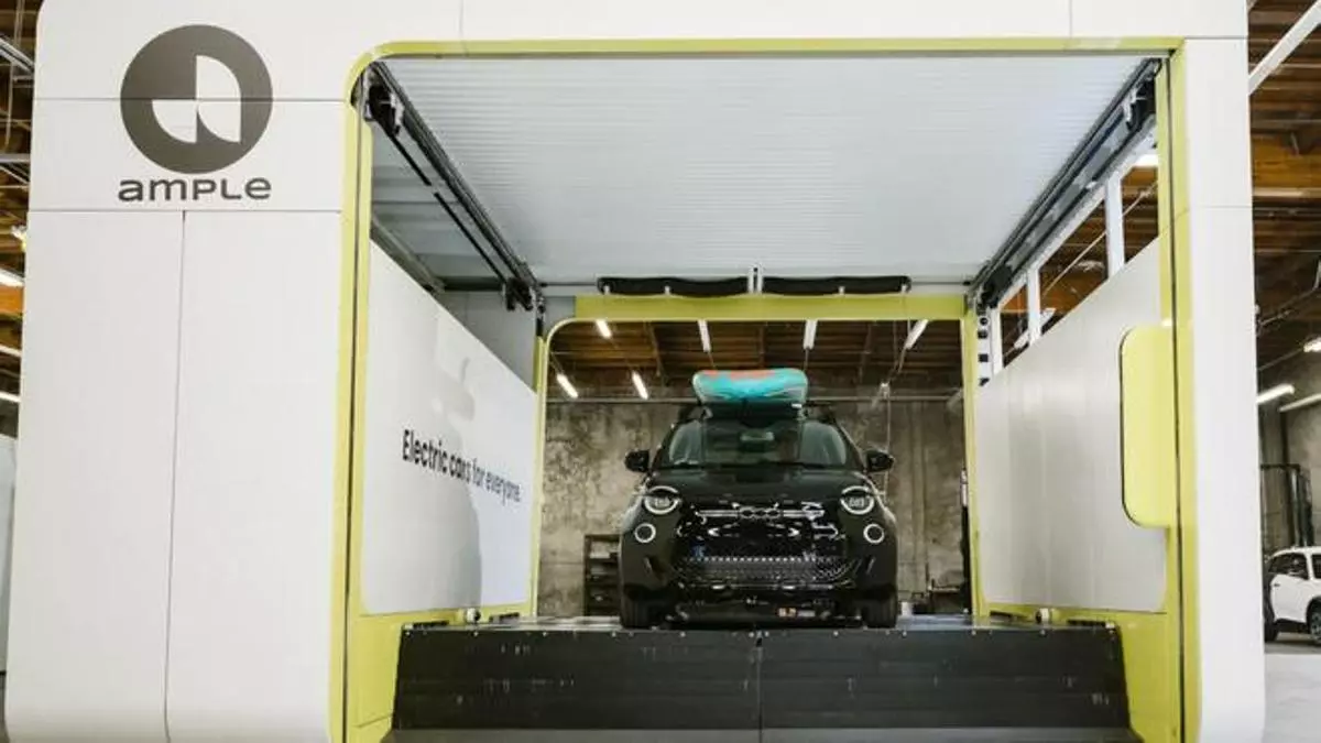 Ample estrena en Madrid su tecnología de intercambio de baterías modulares