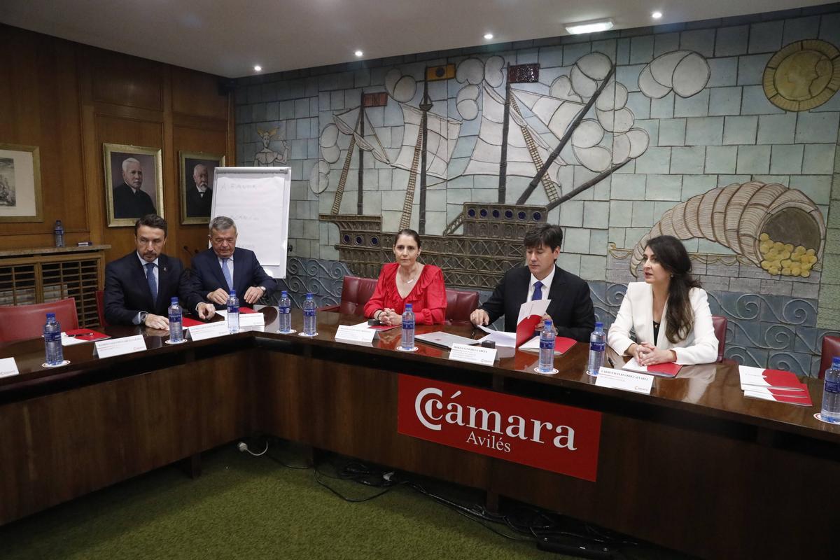 En imágenes: así fue el pleno de reelección de Daniel González en la Cámara de Comercio de Avilés En imágenes: así fue el pleno de reelección de Daniel González en la Cámara de Comercio de Avilés