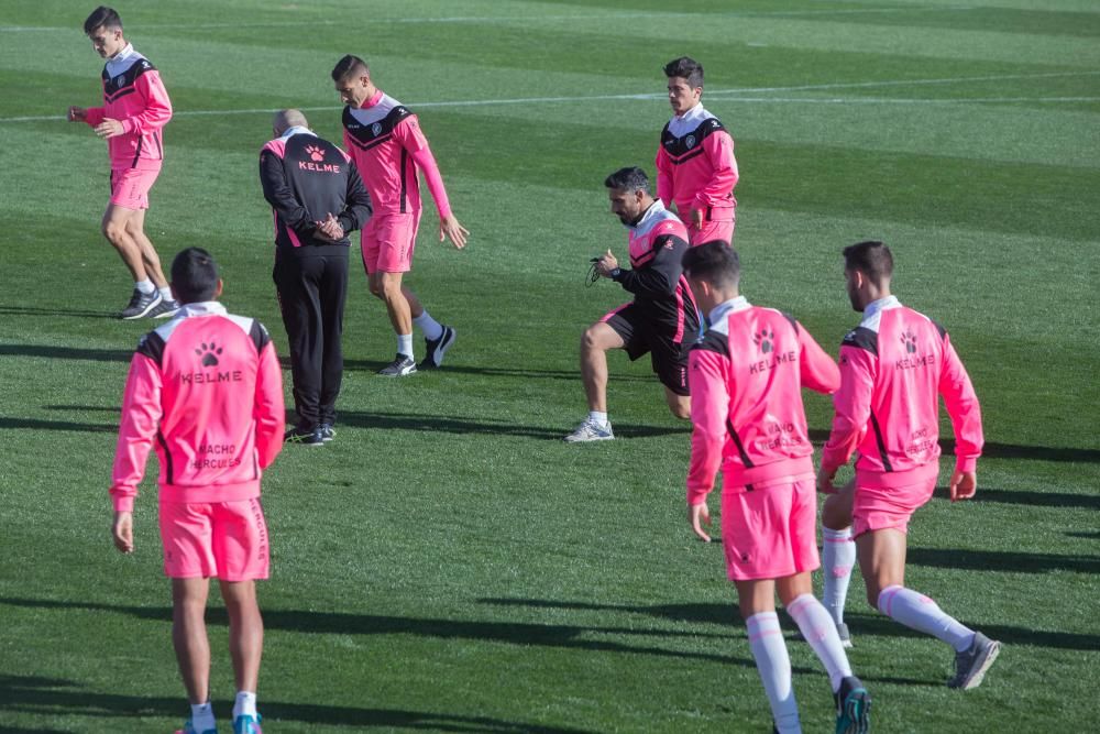 Primer entrenamiento del Hércules de 2018