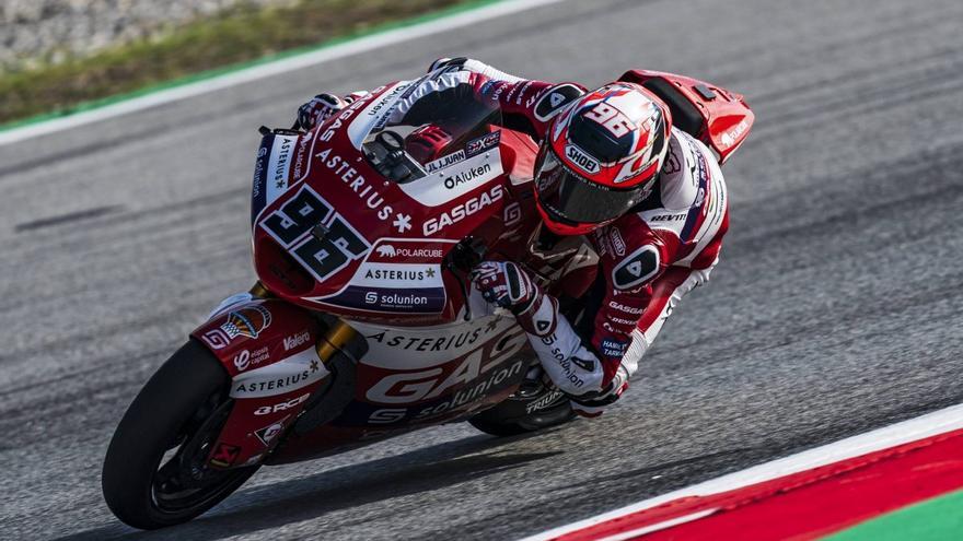 Segundo doblete &#039;valenciano&#039; en la mejor carrera de Sergio García en Moto2