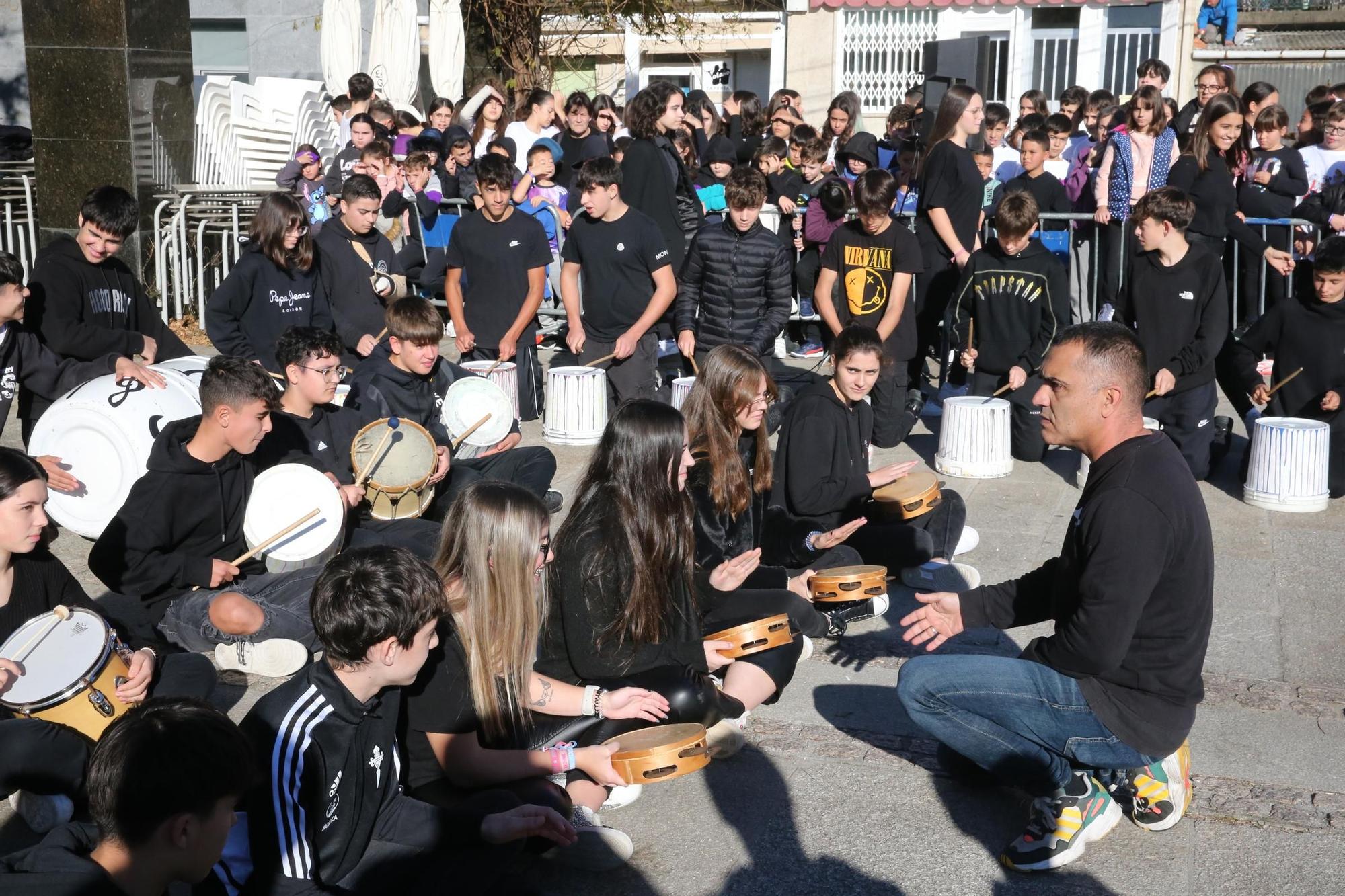 Los colegios, protagonistas en la previa del 25-N en O Morrazo