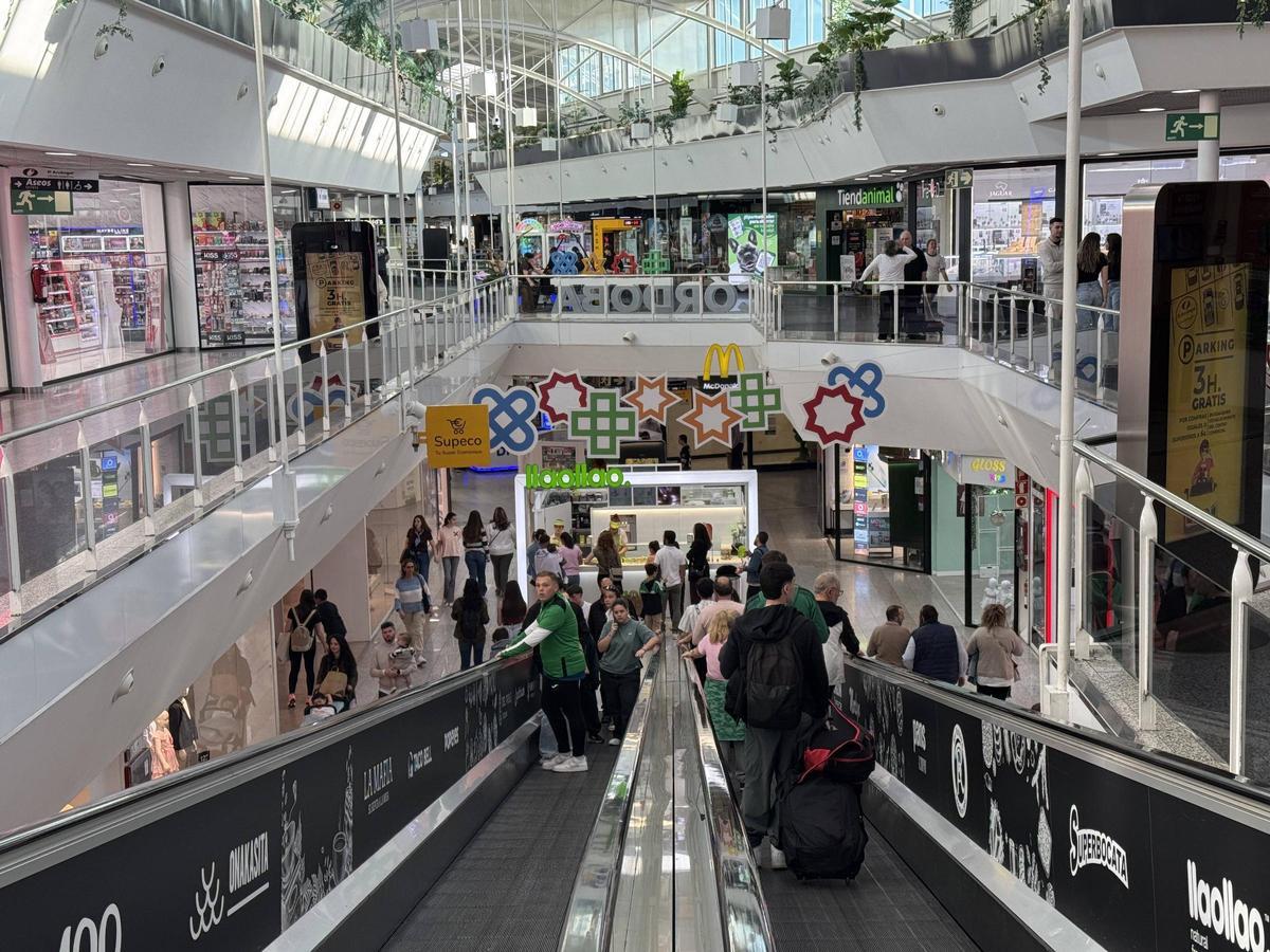 Centro comercial El Arcángel, ayer viernes.