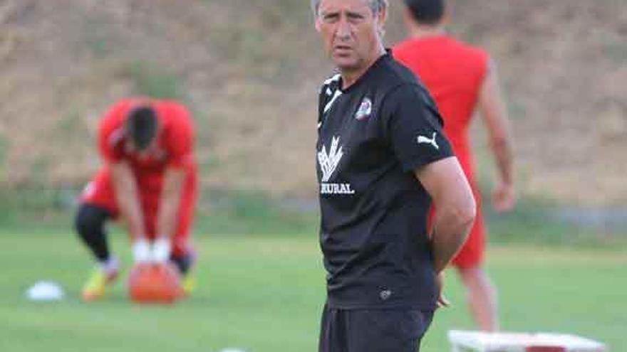 Balta supervisa un entrenamiento del Zamora CF.