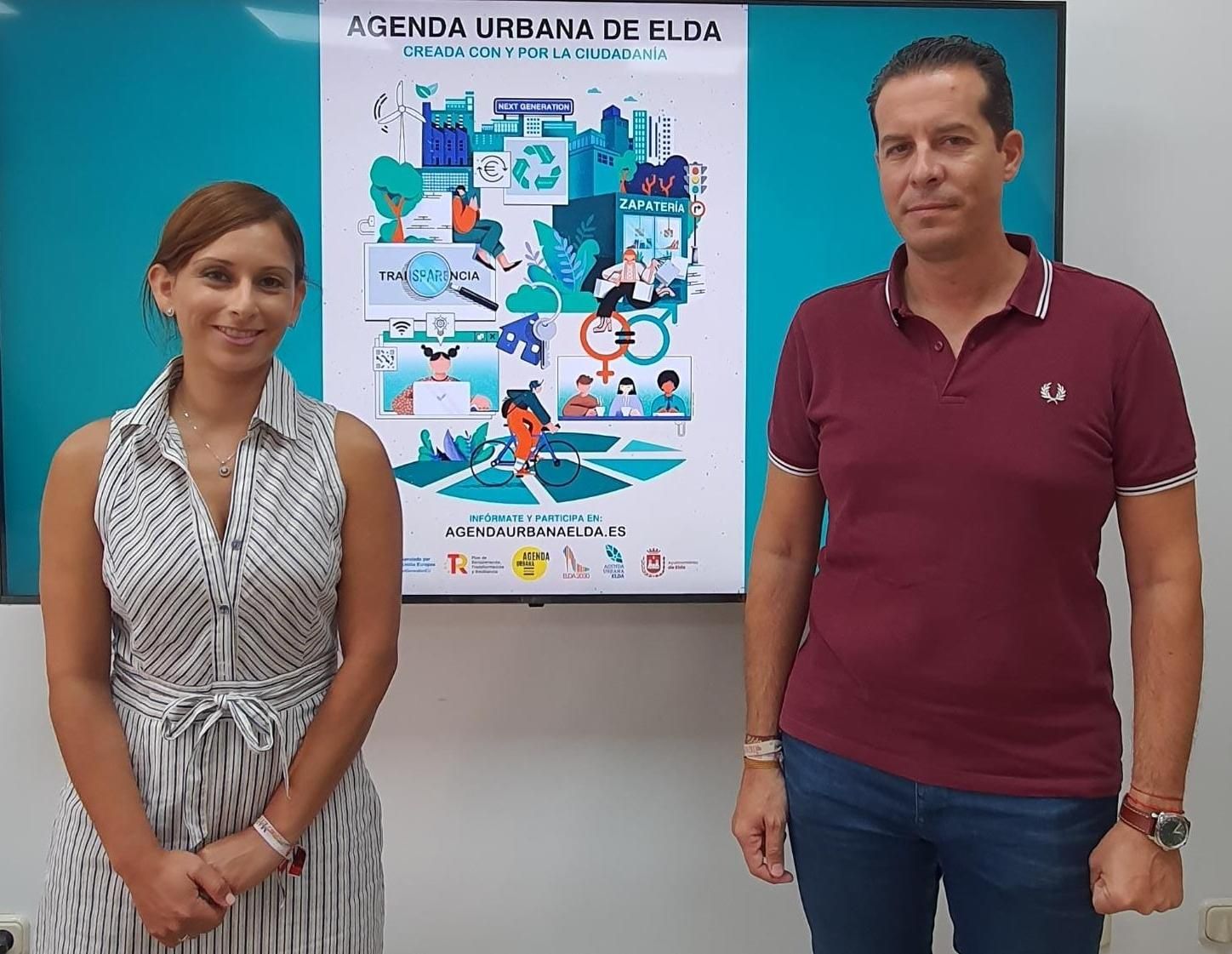La presentación del concurso a cargo del alcalde Rubén Alfaro y la concejala Silvia Ibáñez.