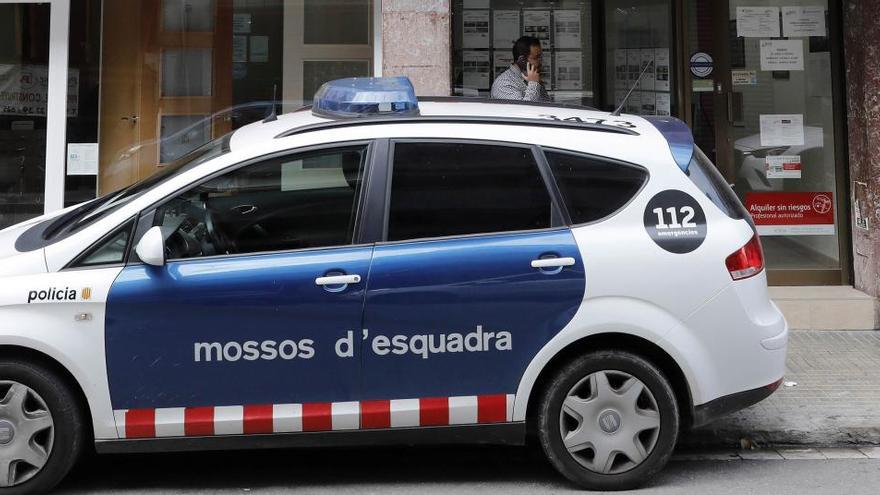 Un coche de los mossos d&#039;esquadra.