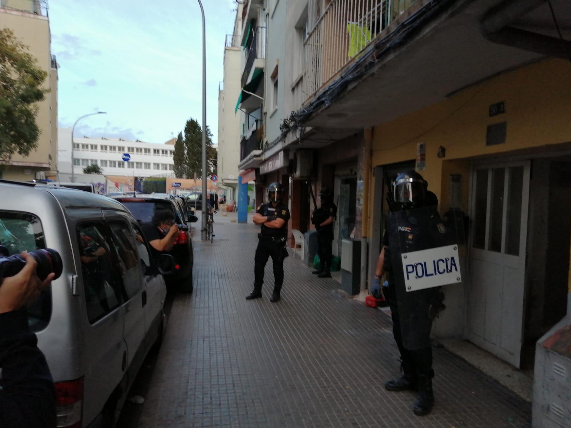 Gran operación contra el tráfico de heroína en Son Gotleu