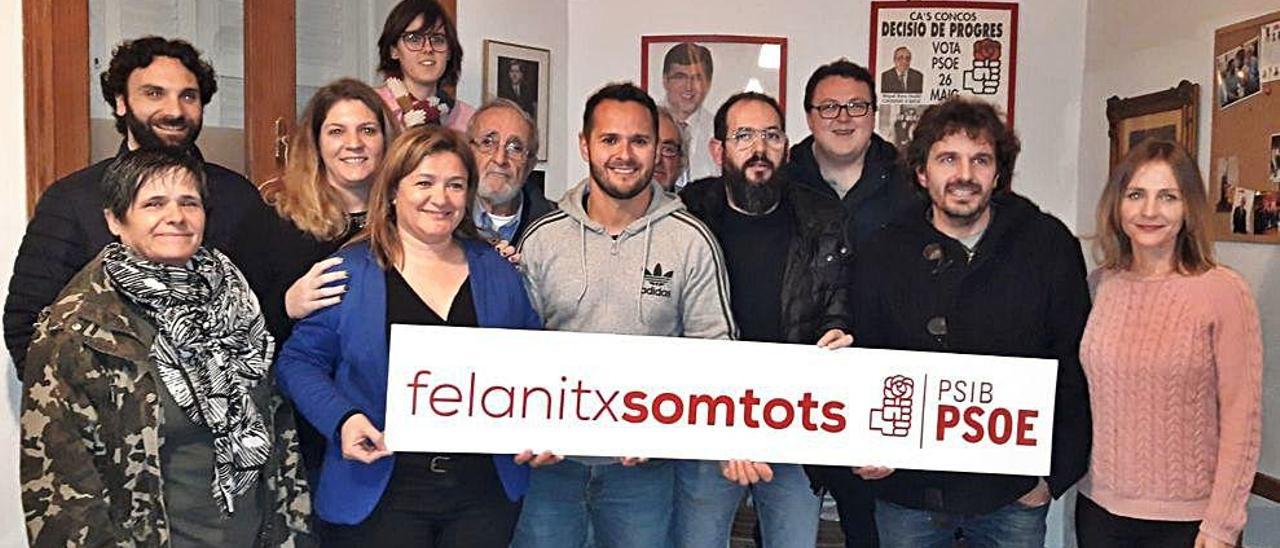 Las sonrisas no reflejan la tensiÃ³n vivida por el socialismo &#039;felanitxer&#039;.