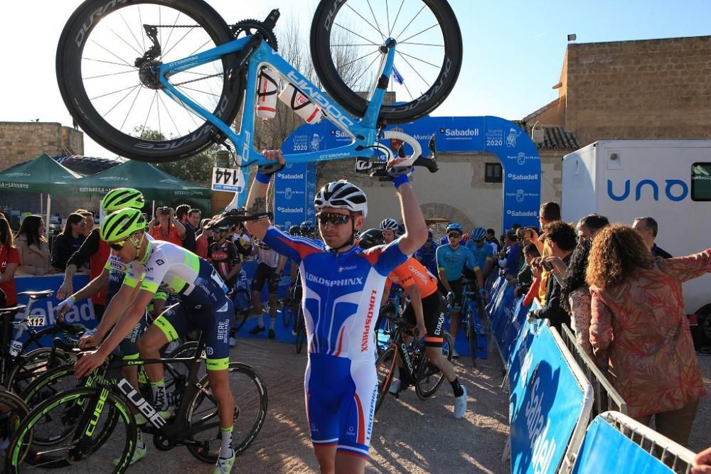 Primera etapa de la Vuelta Ciclista Murcia 2020: Llegada a Caravaca