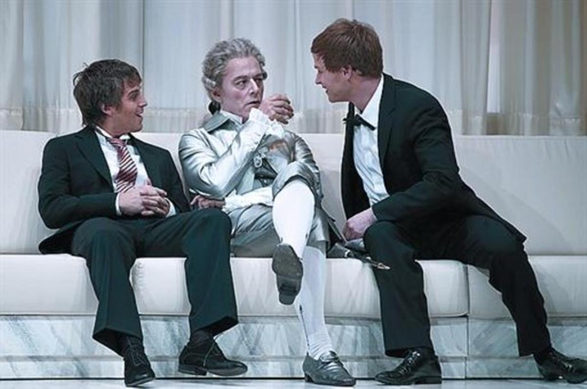 Una imatge de ’Cosí fan tutte’, en versió de Michael Haneke. Una imatge de ’Cosí fan tutte’, en versió de Michael Haneke.