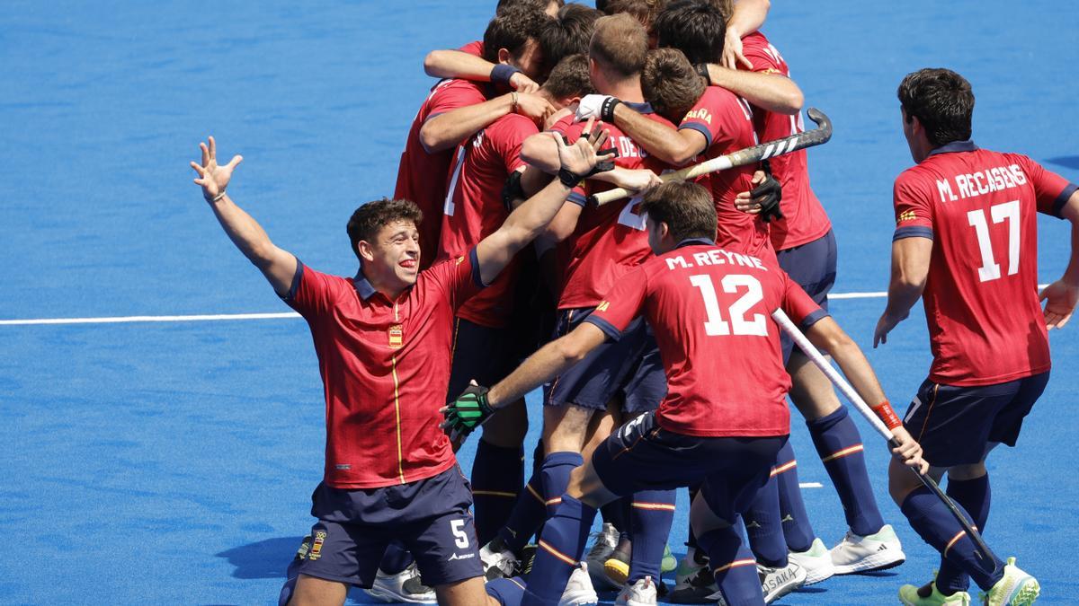 Hockey hierba: victoria de España ante Bélgica (3-2) en los Cuartos de final