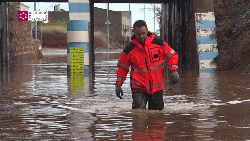 Los efectos de la gota fría en Castellón