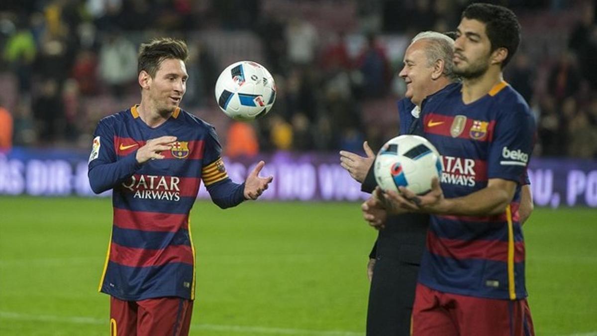 Messi y Luis Suarez