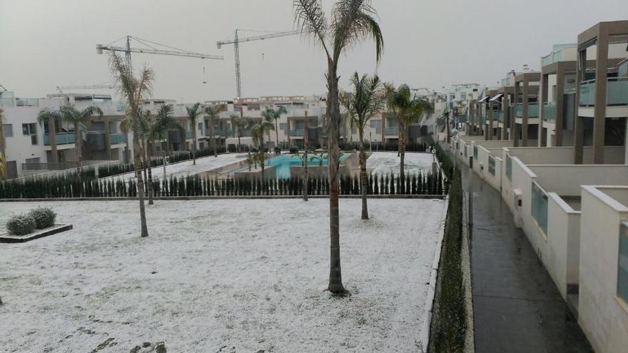 La mayor nevada en 60 años en la Vega Baja