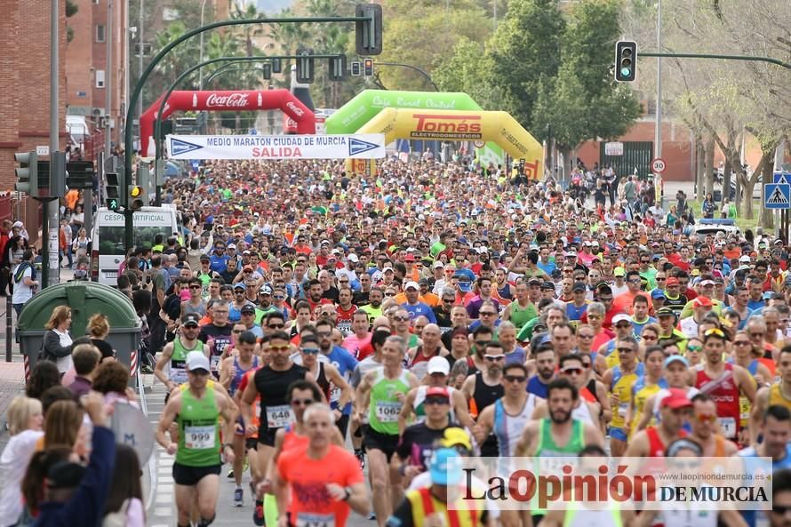 Media Maratón de Murcia: salida