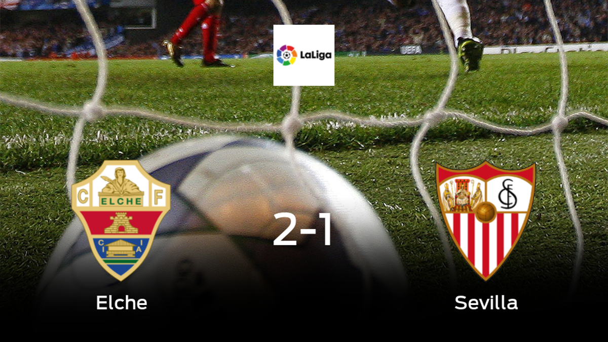 El Elche se hace fuerte en casa y consigue vencer al Sevilla (2-1)