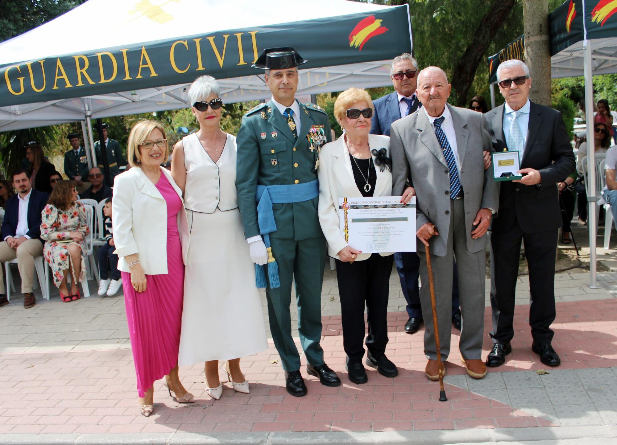 La Guardia Civil celebra en Alhama de Murcia el aniversario de su fundación