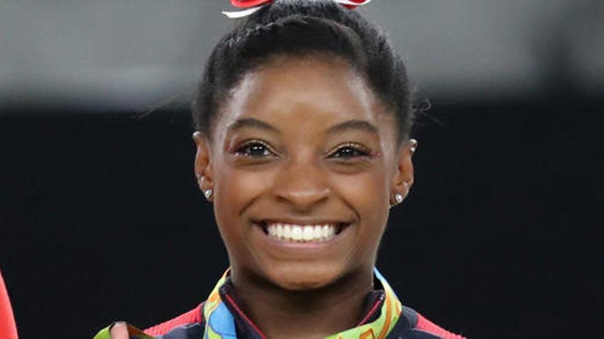 La gimnasta Simone Biles, una de las estrellas de los JJOO