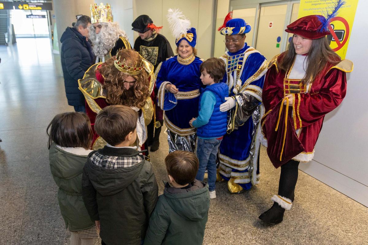 Los Reyes Magos aterrizan en Santiago