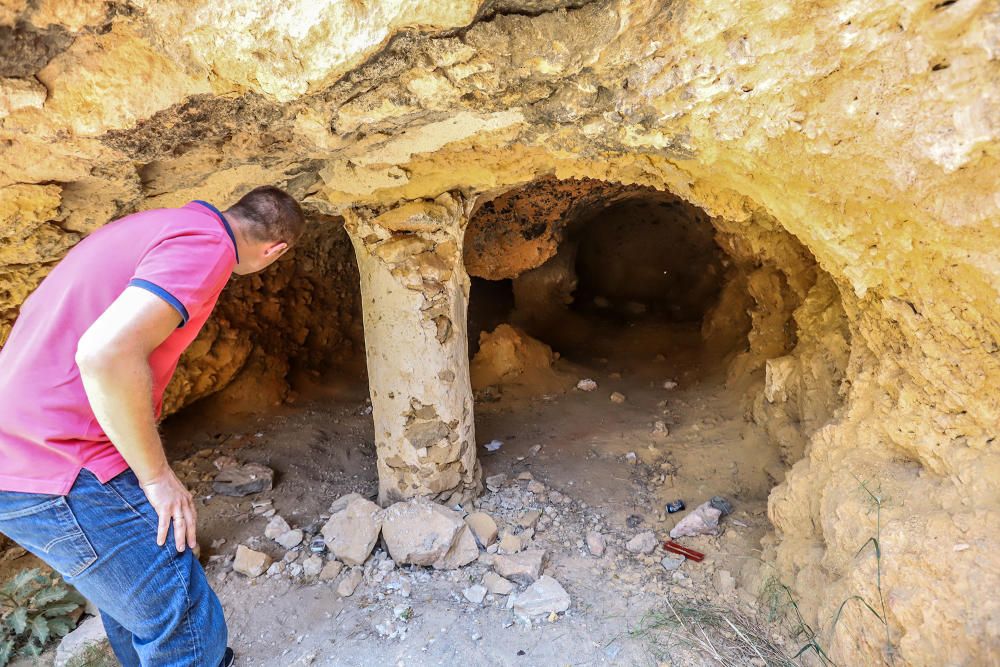 Mina abierta en Orihuela