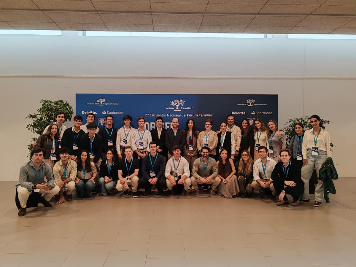 Jóvenes del Fórum Familiar de Aefas, en Málaga.