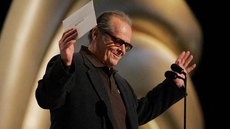 Jack Nicholson, durante la ceremonia de los Oscar de 2006.