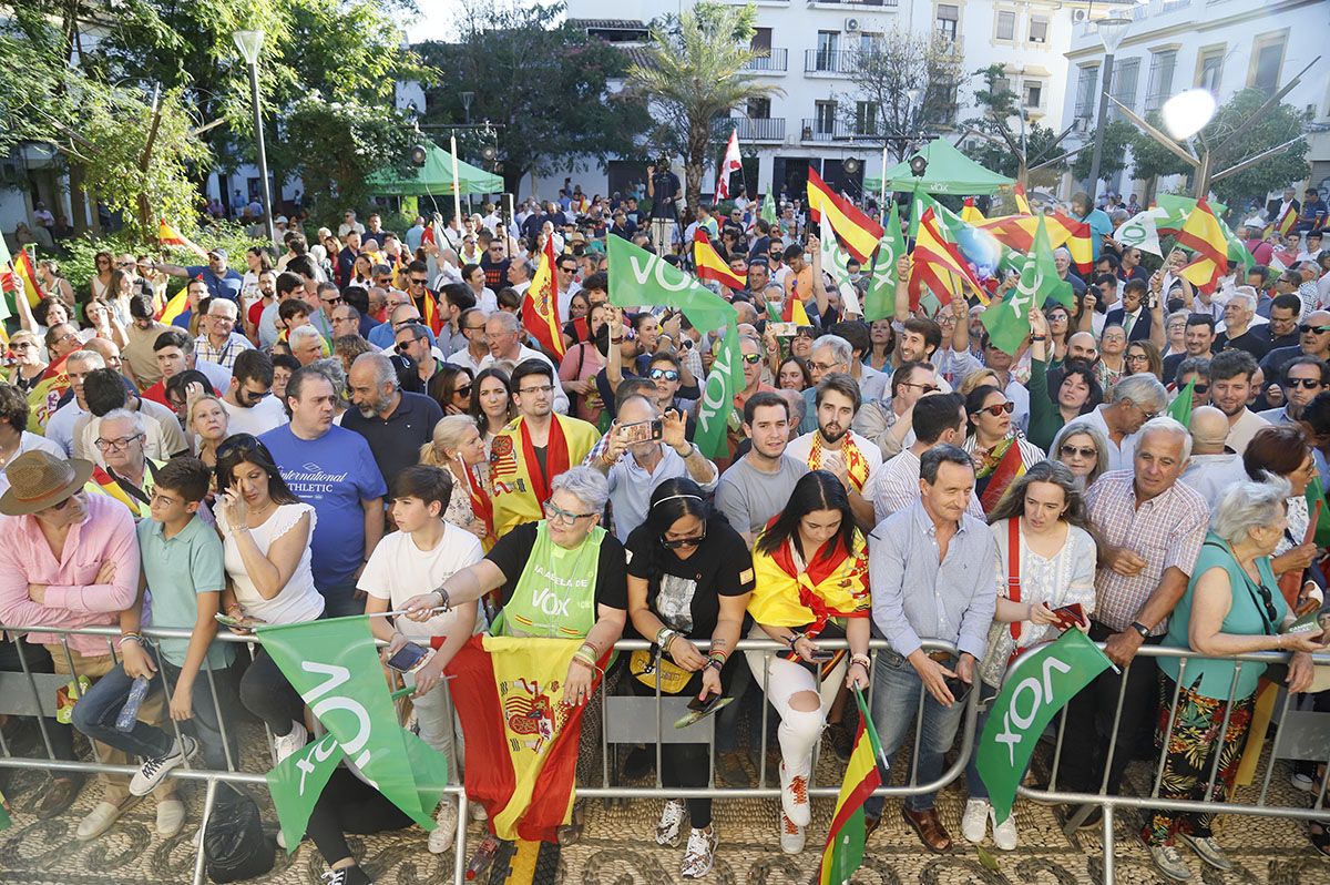 En imágenes el mitin de Vox en Córdoba con Abascal y Olona